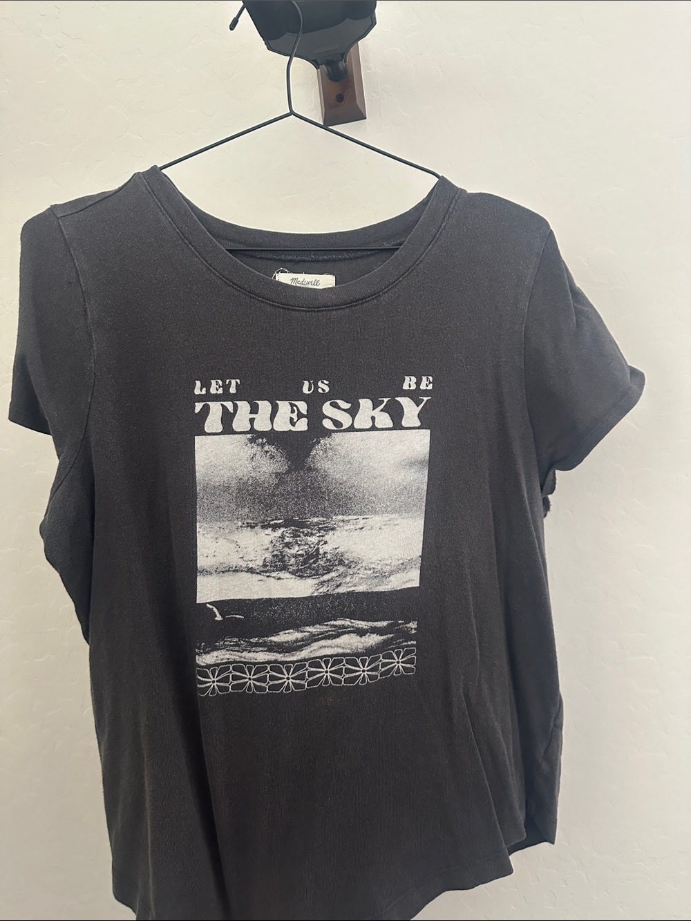 Madewell Black 'Let Us Be The Sky' Graphic Tee